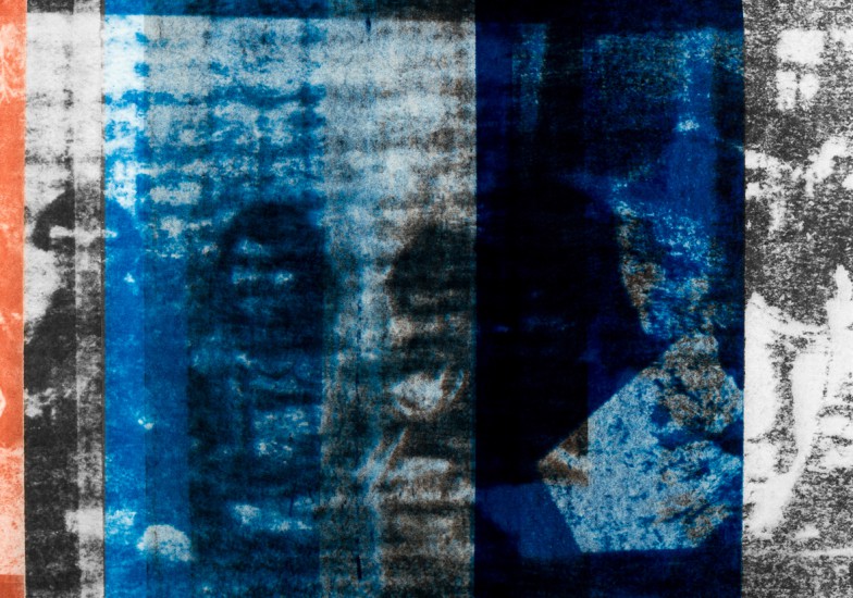 03 z cyklu KLISZE FOTOGRAFIA PAMIEC OBRAZ GRAFICZNY REMINISCENCES X guma chromianowa 70x100cm 2015